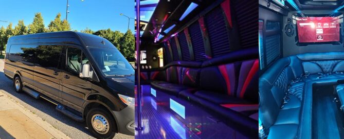 14 Passengers Sprinter Party Bus