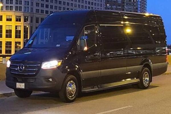 15 Passengers Luxury Sprinter Mercedes Benz Party Bus and Limo