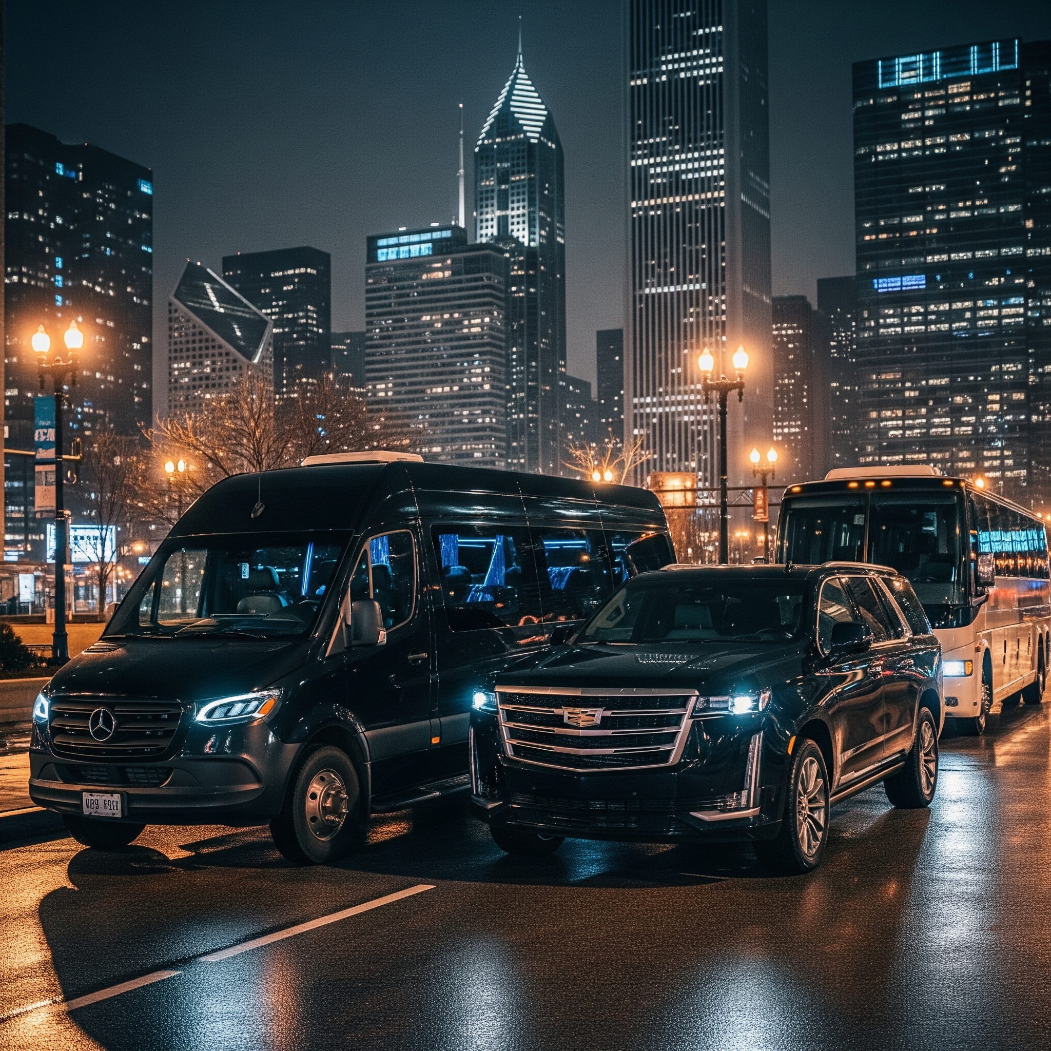 Logan Square Party Bus, Charter Bus & Limo Service