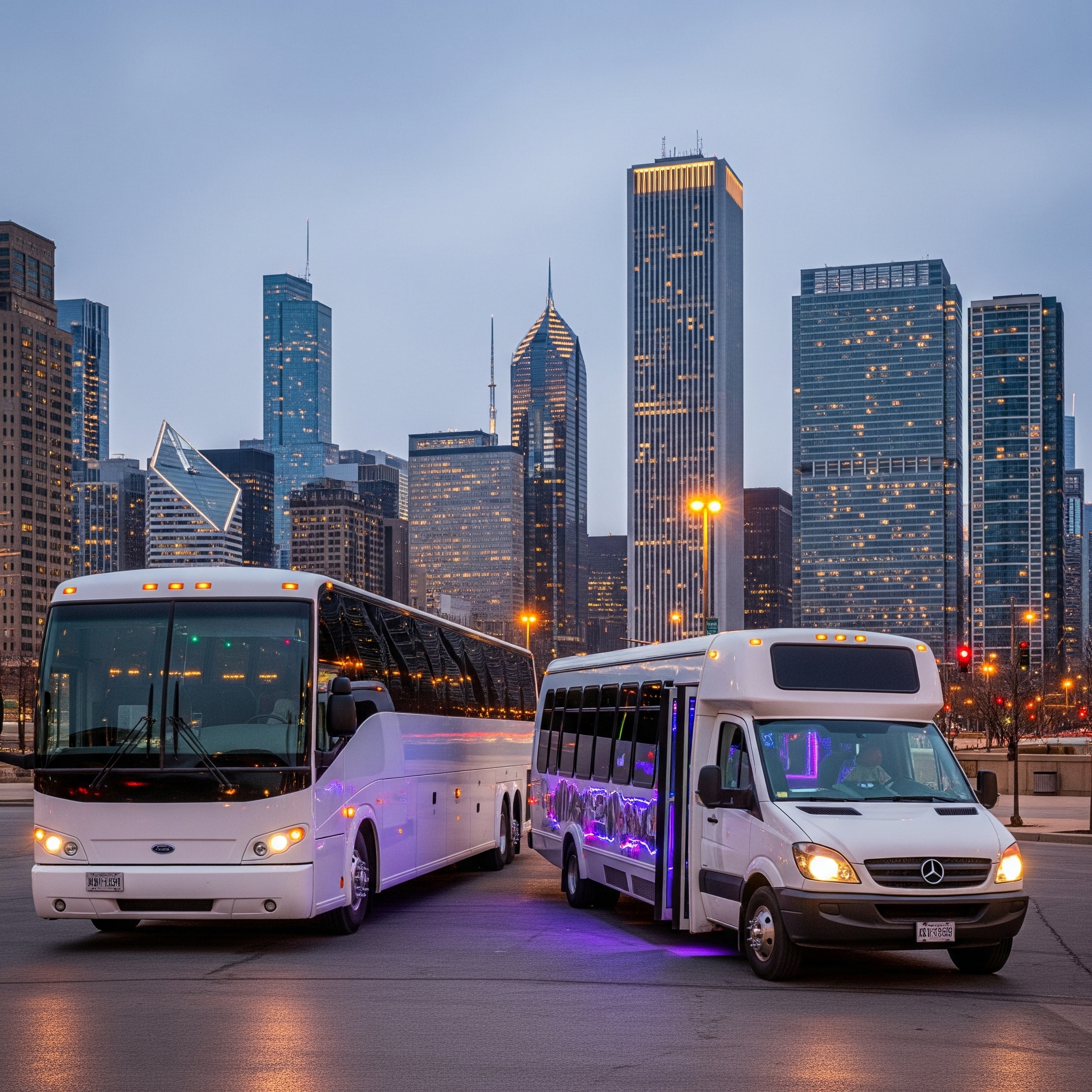 Glencoe Party Bus, Charter Bus & Limo Service Glencoe Party Bus, Charter Bus & Limo Service