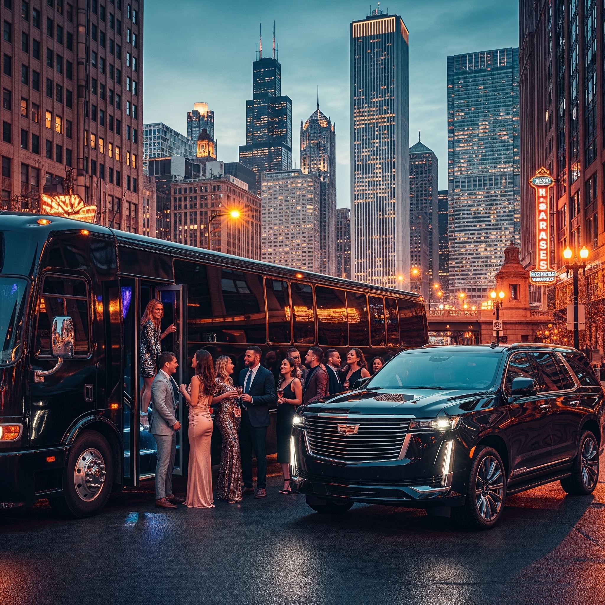 Deerfield Party Bus, Charter Bus & Limo Service Deerfield Party Bus, Charter Bus & Limo Service