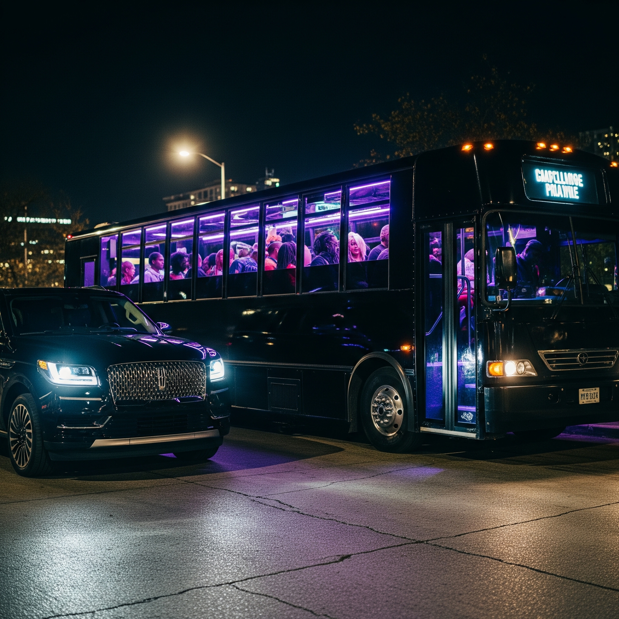 Burr Ridge Party Bus, Charter Bus & Limo Rental Burr Ridge Party Bus, Charter Bus & Limo Rental