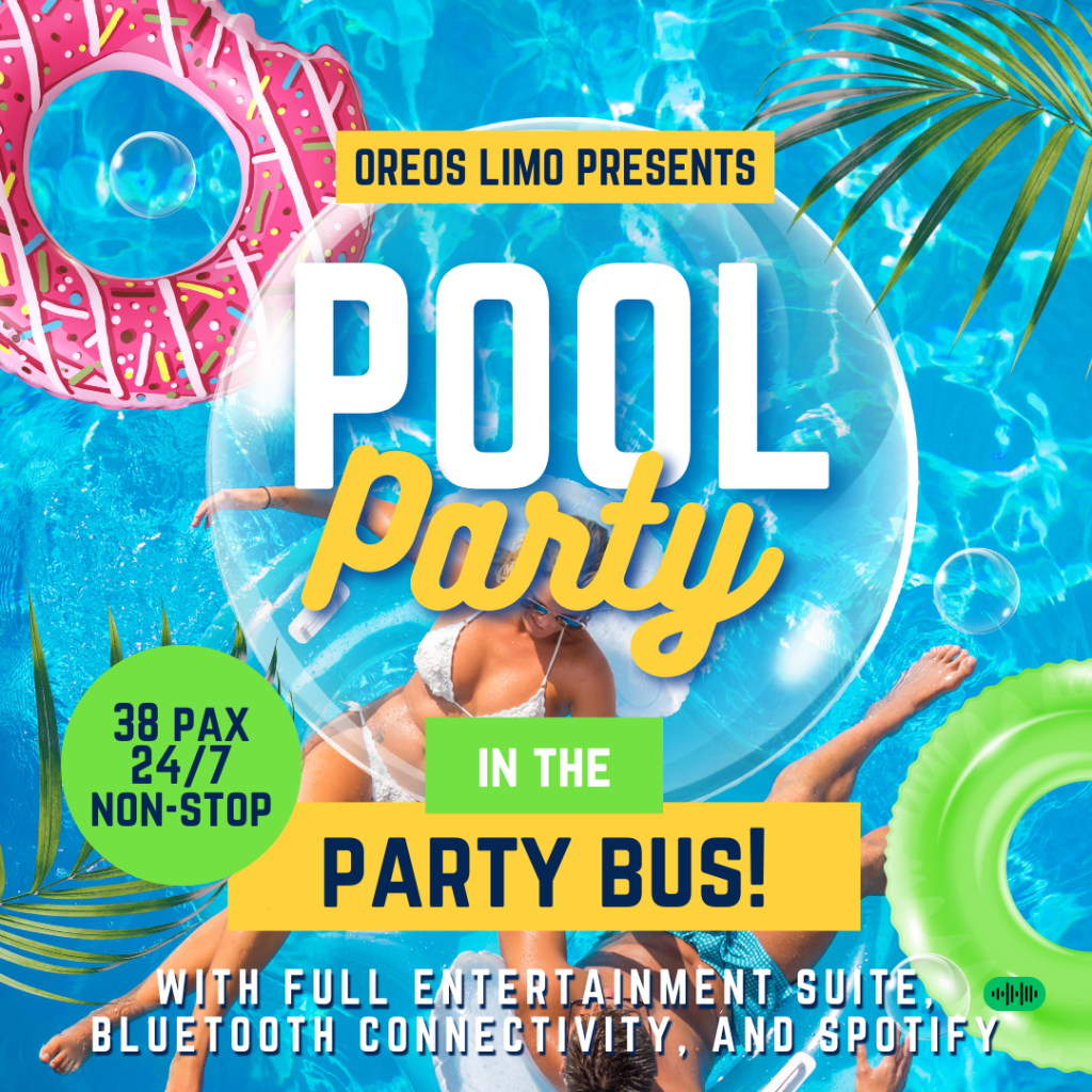 Party Bus in Naperville with optional pool! Take your party on wheels to the next level this summer!