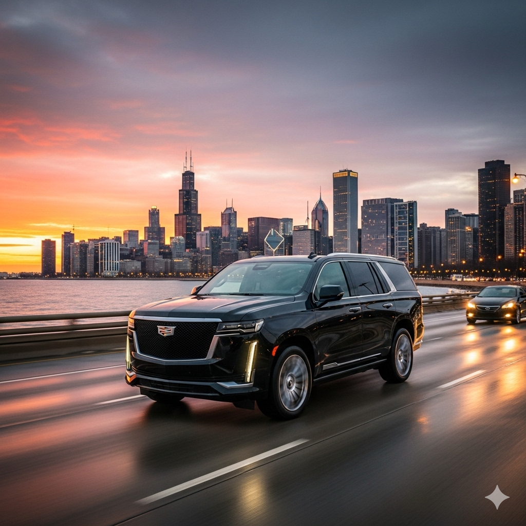 Berwyn Airport Limo Service with Luxury Black Cars