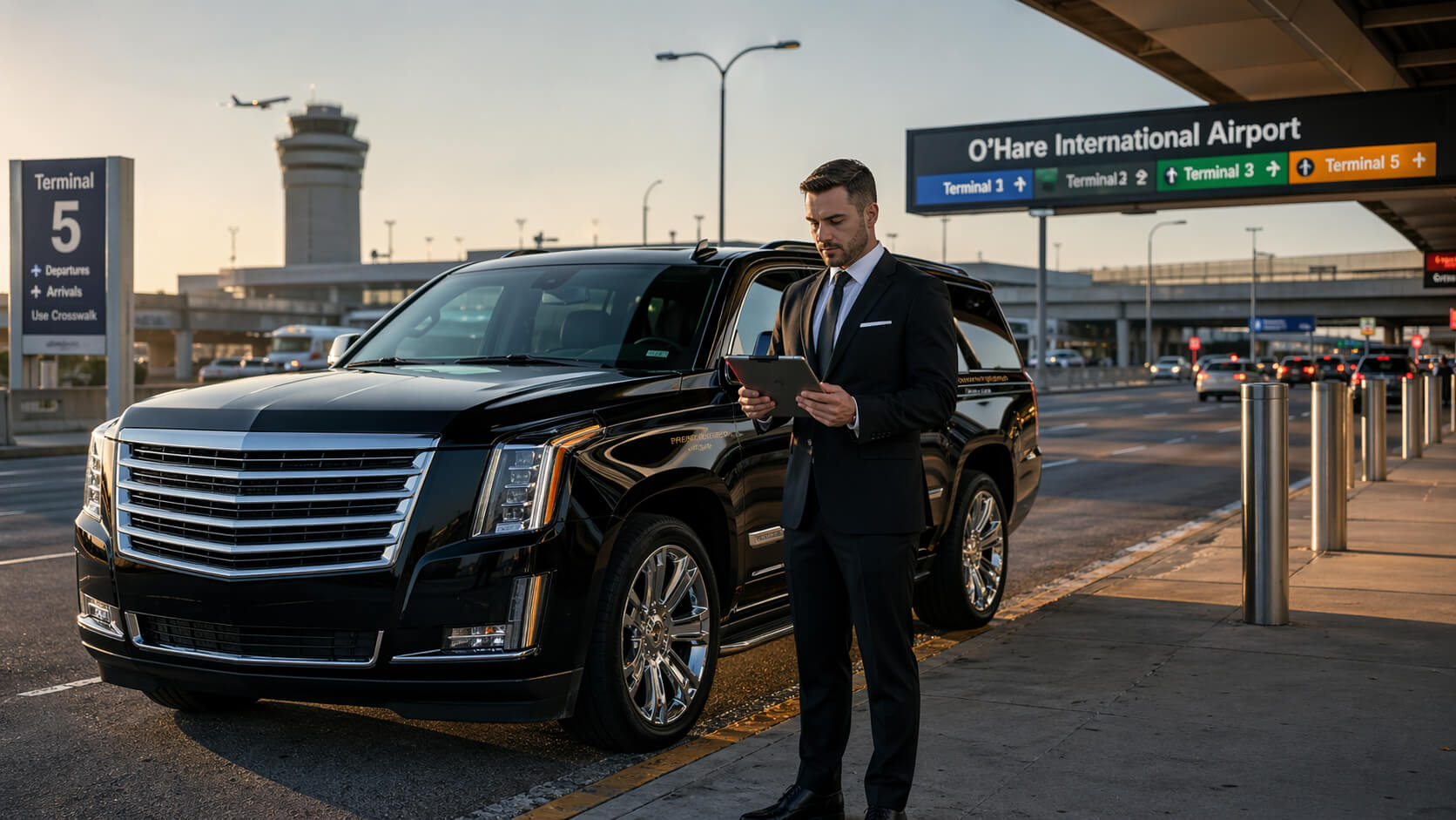 Ohare airport limo pick up and drop service