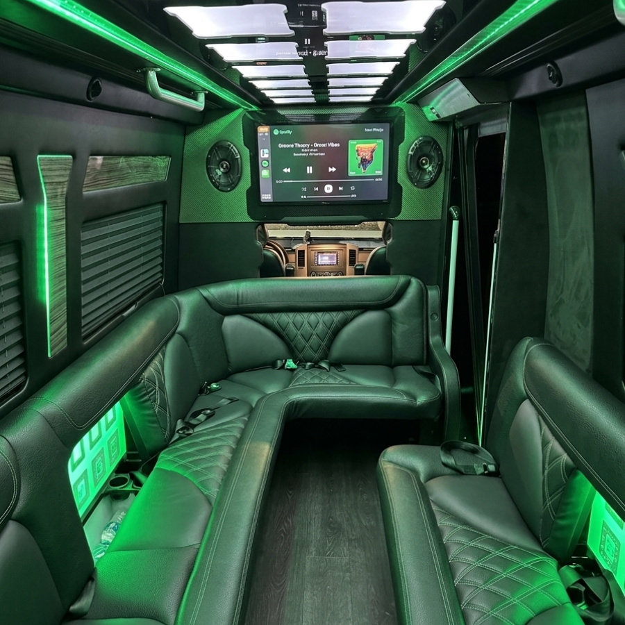 party bus interior